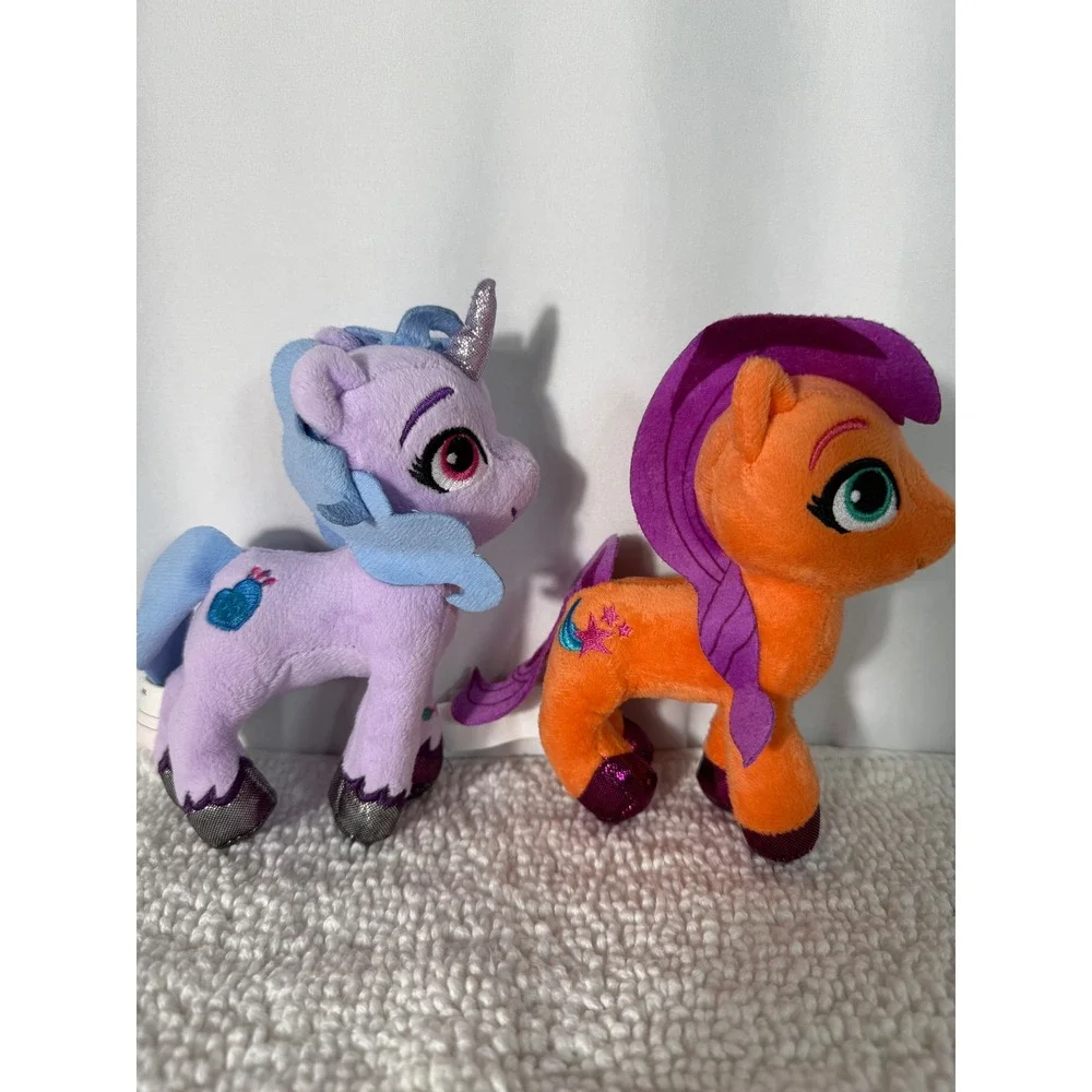 My Little Pony Plush Lot of 5, G5 Movie, Izzy, Pipp,‎ Zipp, Hitch, 4